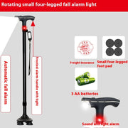 Smart LED Walking Cane – Non-Slip, Adjustable & SOS Alarm